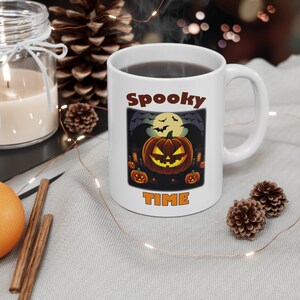 Halloween Mug, Spooky, Mug Halloween, Spooky Time Mug, Halloween mug, Halloween Clothing, Spooky Season, coffee mug, Pumpkin mug, lantern
