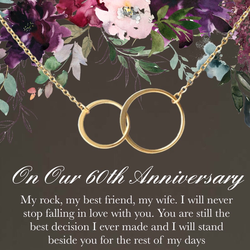 60 Years Anniversary Gifts 60th Anniversary Gift 60 year anniversaryHappy