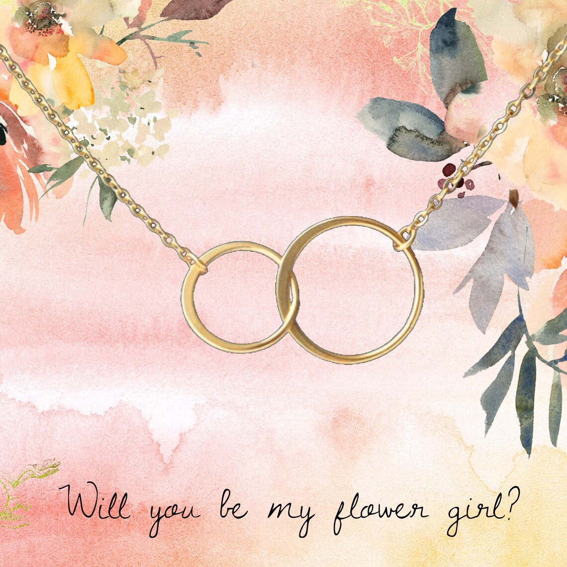 Flower Girl Proposal Ask Flower Girl Gift Asking Flower Etsy