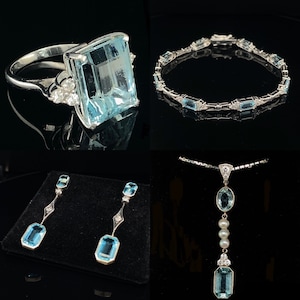 Aquamarine Jewellery Suite