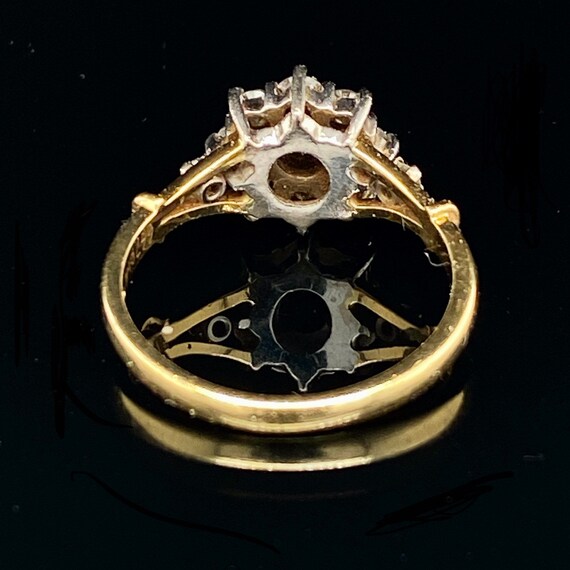 18ct Ruby and Diamond Cluster Ring - image 5