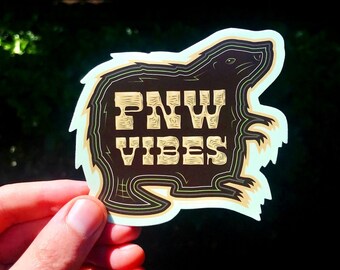 PNW Vibes シリーズ ステッカー - 6 種類のステッカーが 20 ドル、または各 4 ドル!