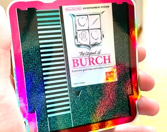 BCD ビデオゲーム カート ステッカー - バーチの伝説 - 4x4 ホロ ダイカット ステッカー
