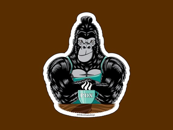 Paper & Party Supplies Bumper Stickers Diecut Water Bottle Sticker PDX ...