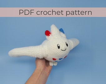 Togekiss Crochet Pattern ~ Amigurumi PDF Patterns ~ ENGLISH instructions only