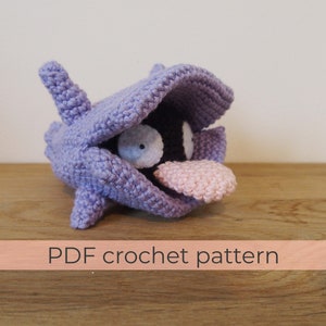 Shellder Amigurumi Crochet Pattern ~ PDF File ~ ENGLISH instructions only