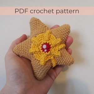 Wzór szydełkowy Staryu Amigurumi ~ Plik PDF ~ TYLKO INSTRUKCJE W JĘZYKU ANGIELSKIM