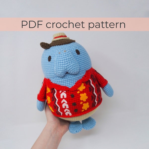 Wardell Crochet Pattern ~ Amigurumi PDF Patterns ~ ENGLISH instructions only