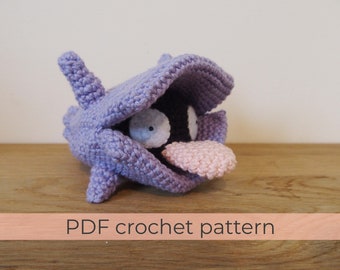 Shellder Amigurumi Crochet Pattern ~ PDF File ~ ENGLISH instructions only