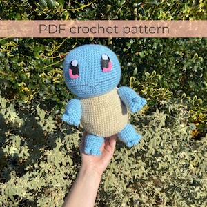 Squirtle Amigurumi Crochet Pattern ~ PDF File ~ ENGLISH instructions only