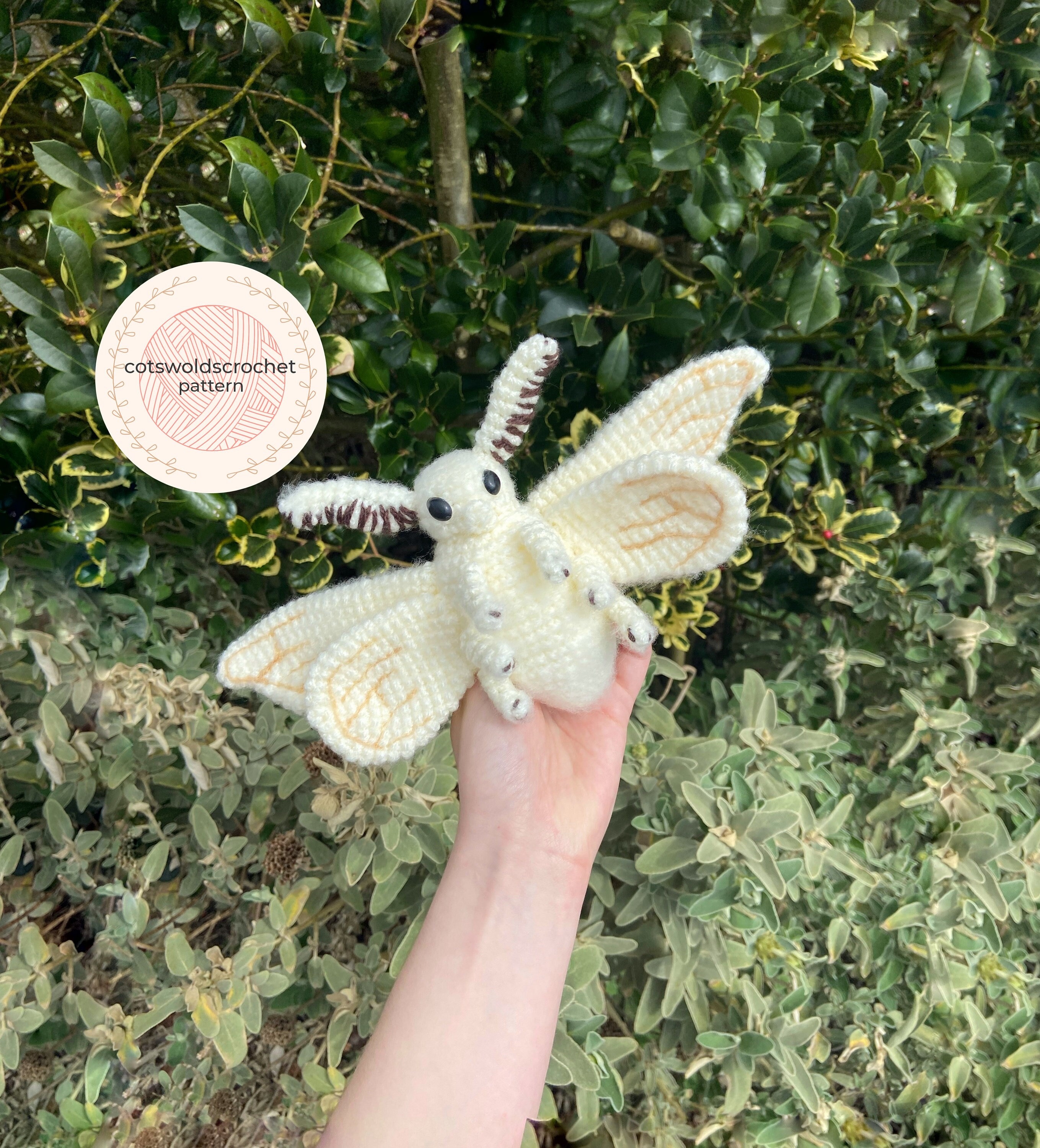 Poodle Moth Crochet Pattern Amigurumi PDF Patterns Etsy