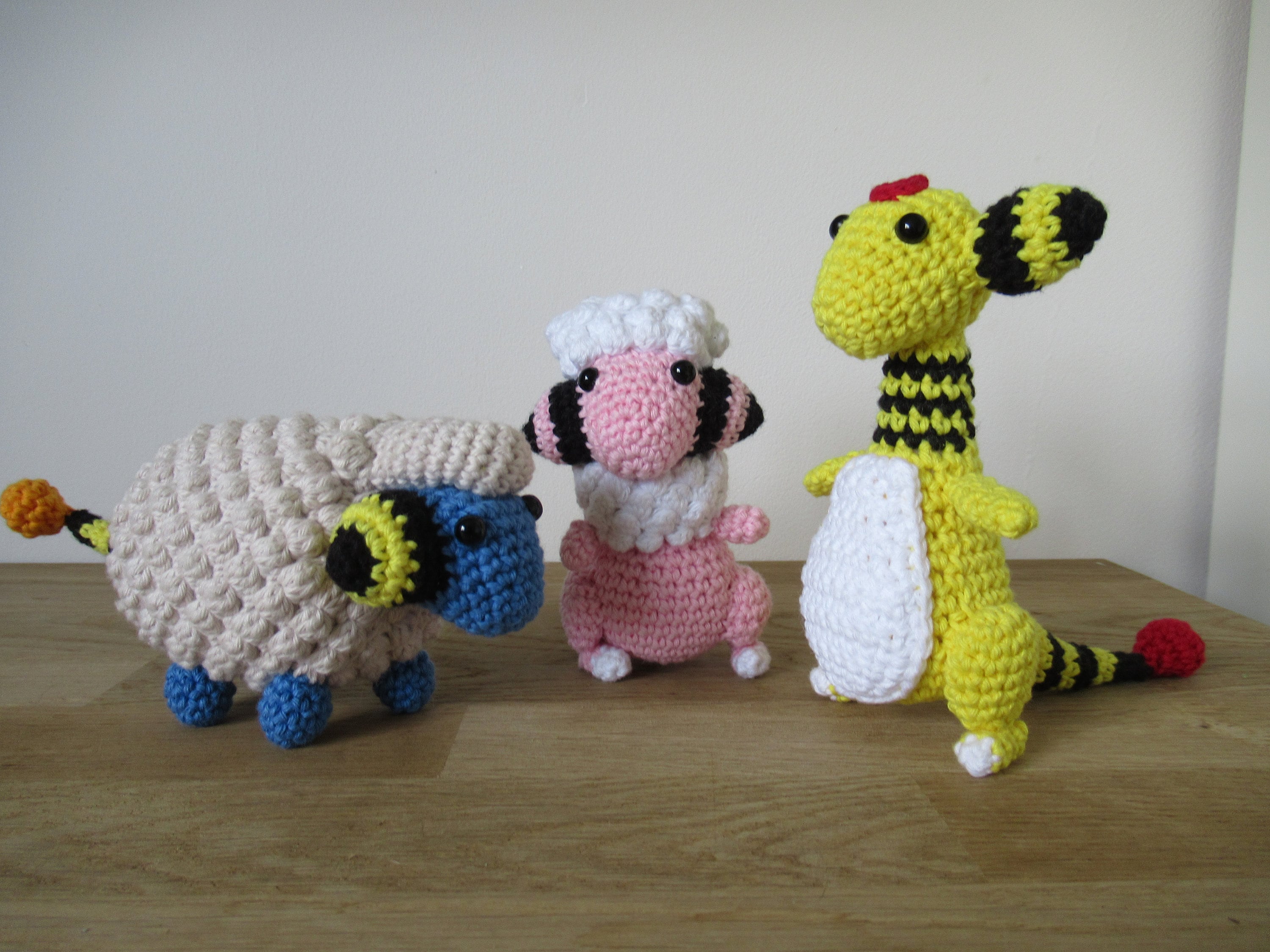Mareep Flaaffy and Ampharos Crochet Pattern Triple Pack | Etsy