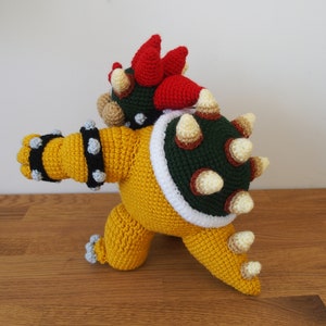 Bowser Crochet Pattern Amigurumi PDF Instructions en ANGLAIS uniquement image 6