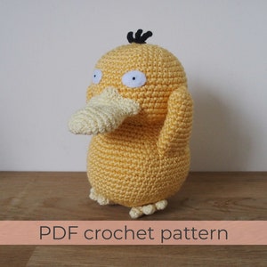 Psyduck Amigurumi Crochet Pattern ~ PDF File ~ ENGLISH instructions only