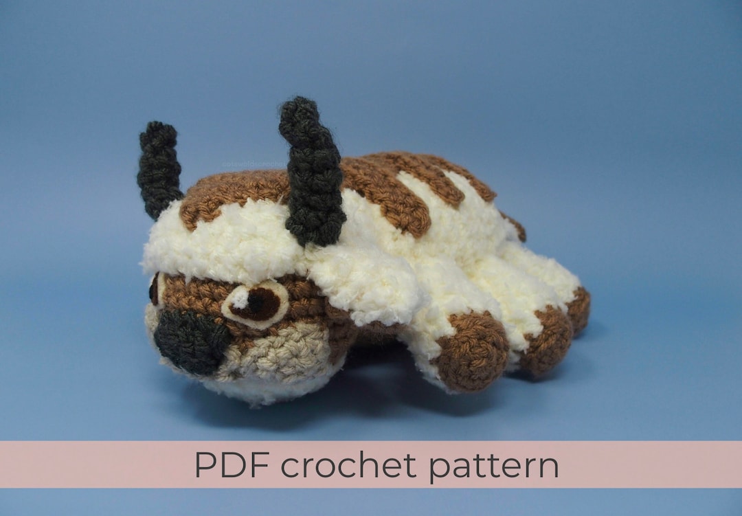 Appa Crochet Pattern PDF Avatar the Last Airbender Amigurumi Pattern