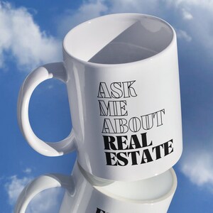 Real Estate Gift for Agent, Realtor Gift, Realtor, Mug Gift, Real Estate Mug, Gift for Real Estate Agent, Gift for Broker, Broker Gift