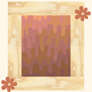 Paint Drip Design | Digital Illustration [INSTANT DOWNLOAD]