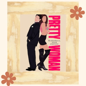 Pretty Woman | Minimalistic Movie Poster | Digital Illustration [INSTANT DOWNLOAD]