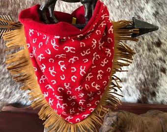 Western baby bib horseshoe bandana bib cowboy bib cowgirl bib western baby