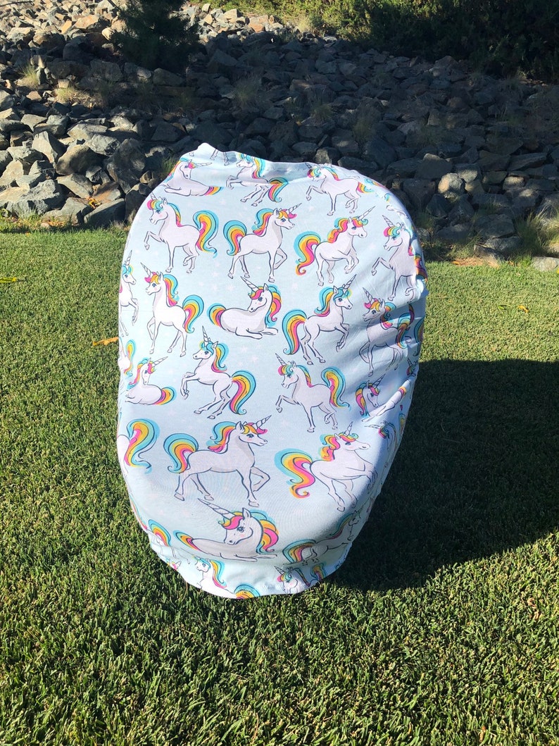 Unicorn Baby Car Seat Unicorn Car Seat Cover Baby Girl Etsy