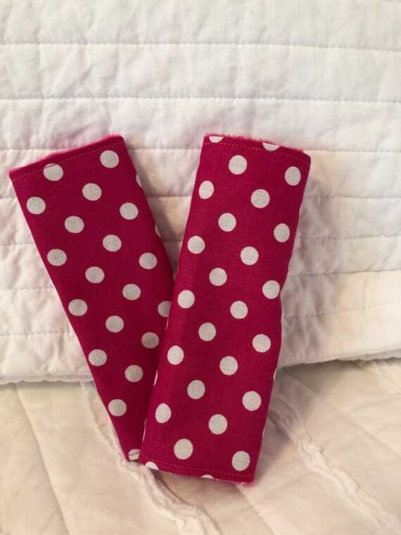 Car Seat Strap Covers Baby Stroller Strap Covers Pink Baby Etsy