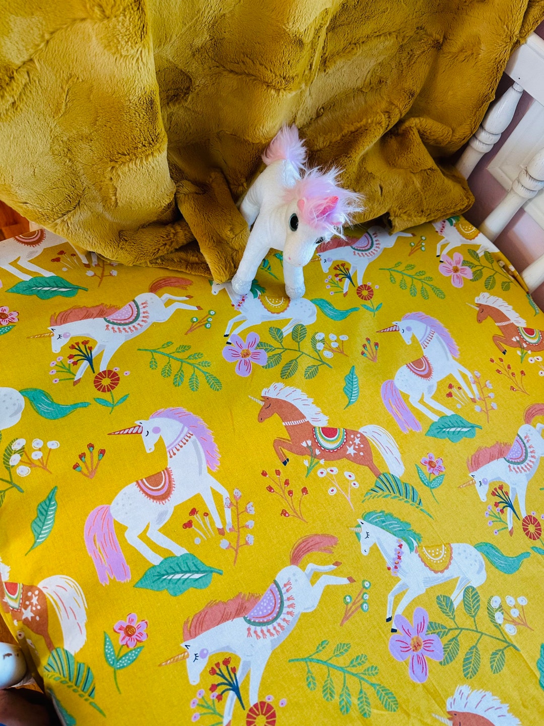 Boho Unicorn Crib Sheet Etsy