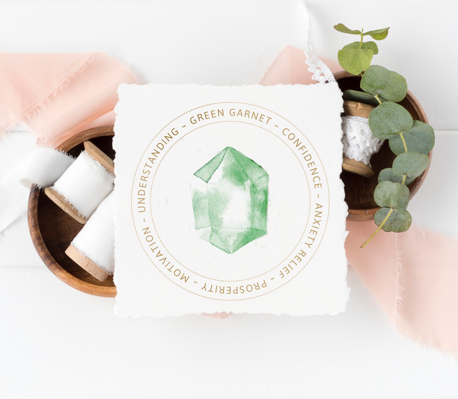Garnet green Gemstone Card Garnet Meaning Card Printable - Etsy Canada
