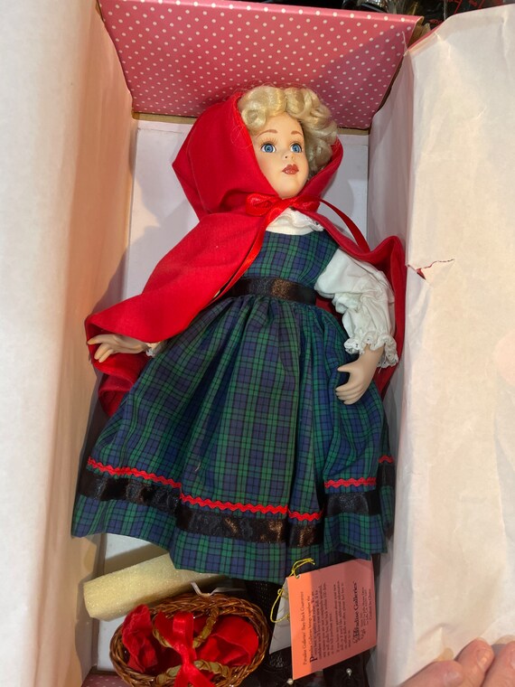 Little Red Riding Hood Porcelain Doll New in Box Etsy Australia