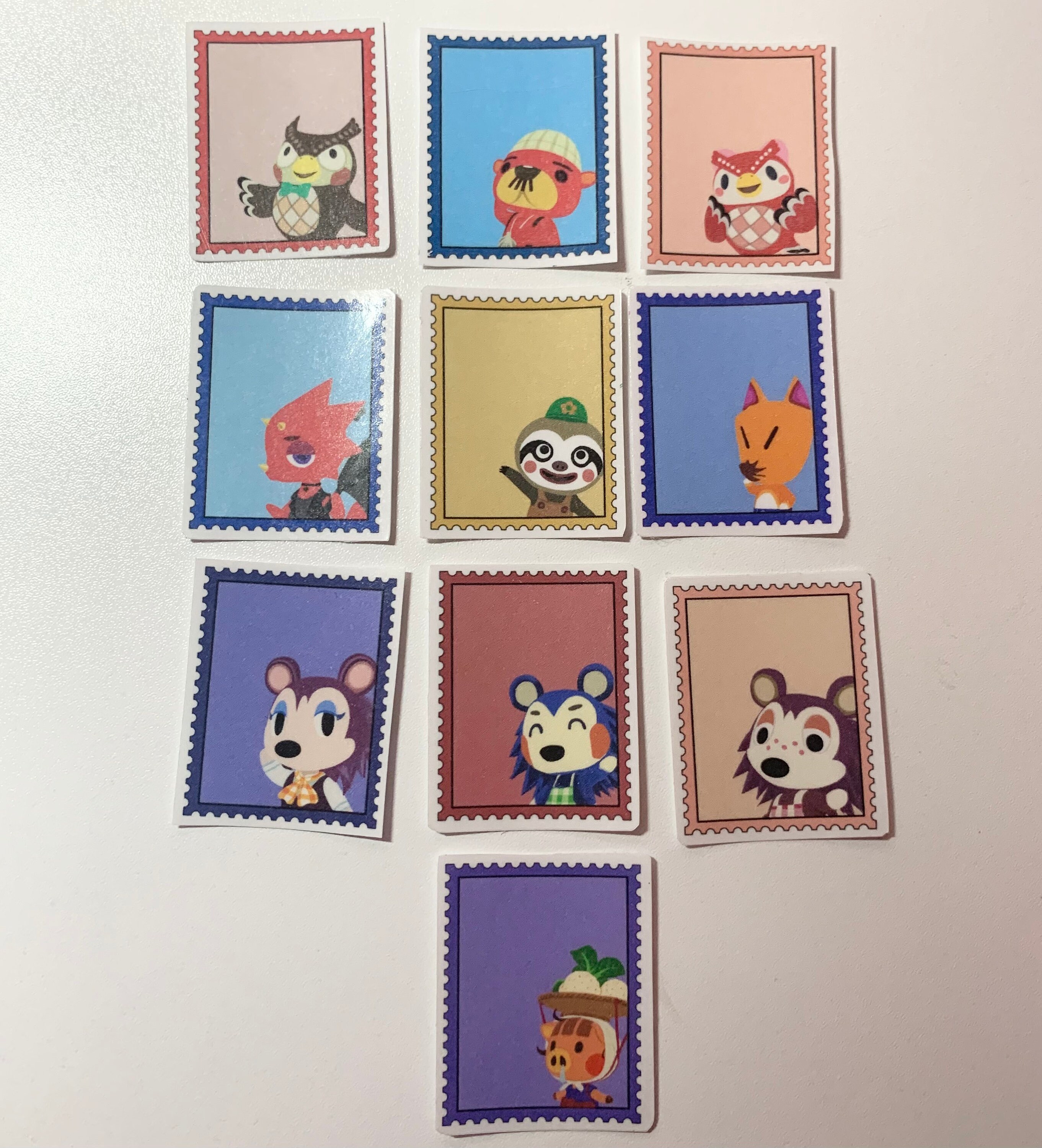 Animal Crossing Stamp Sticker Custom Sticker Matte Sticker Etsy