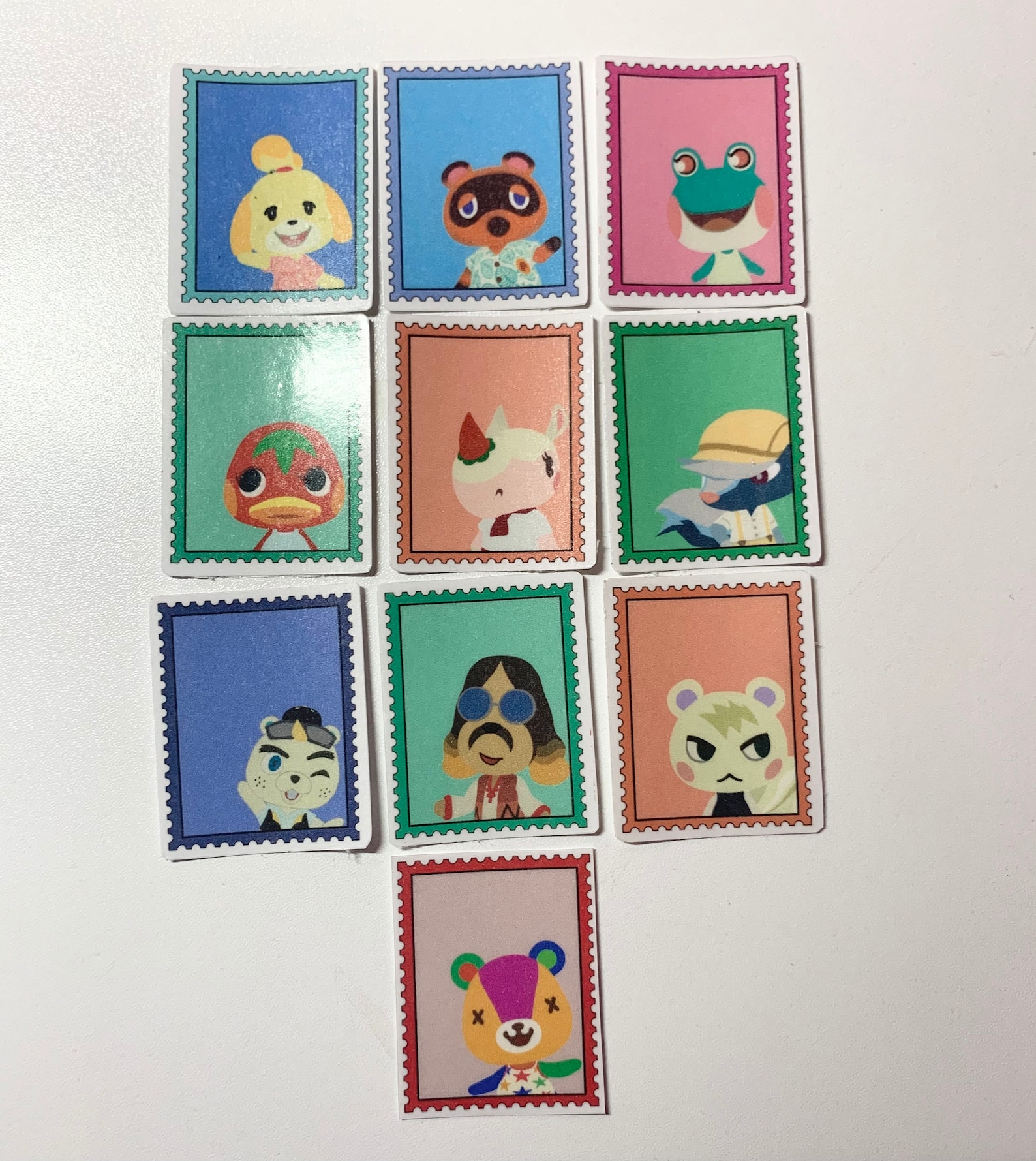 Animal Crossing Stamp Sticker Custom Sticker Matte Sticker Etsy