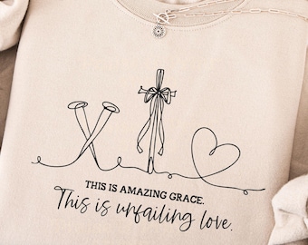 Amazing Grace PNG, Christian Easter Day Shirt PNG, Jesus shirt design