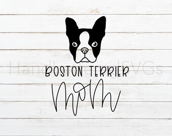 Boston Terrier Svg Etsy