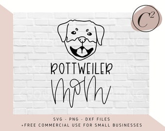 Download Rottweiler Mom Svg Etsy