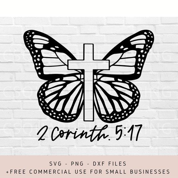 Butterfly Cross svg, Cross SVG, Christian SVG, faith svg, Jesus SVG, scripture svg, bible verse svg, Christian cut file