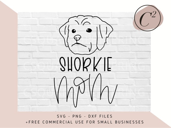 Download Shorkie Mom Svg Dog Mom Svg Shorkie Svg Hand Lettered Svg Etsy