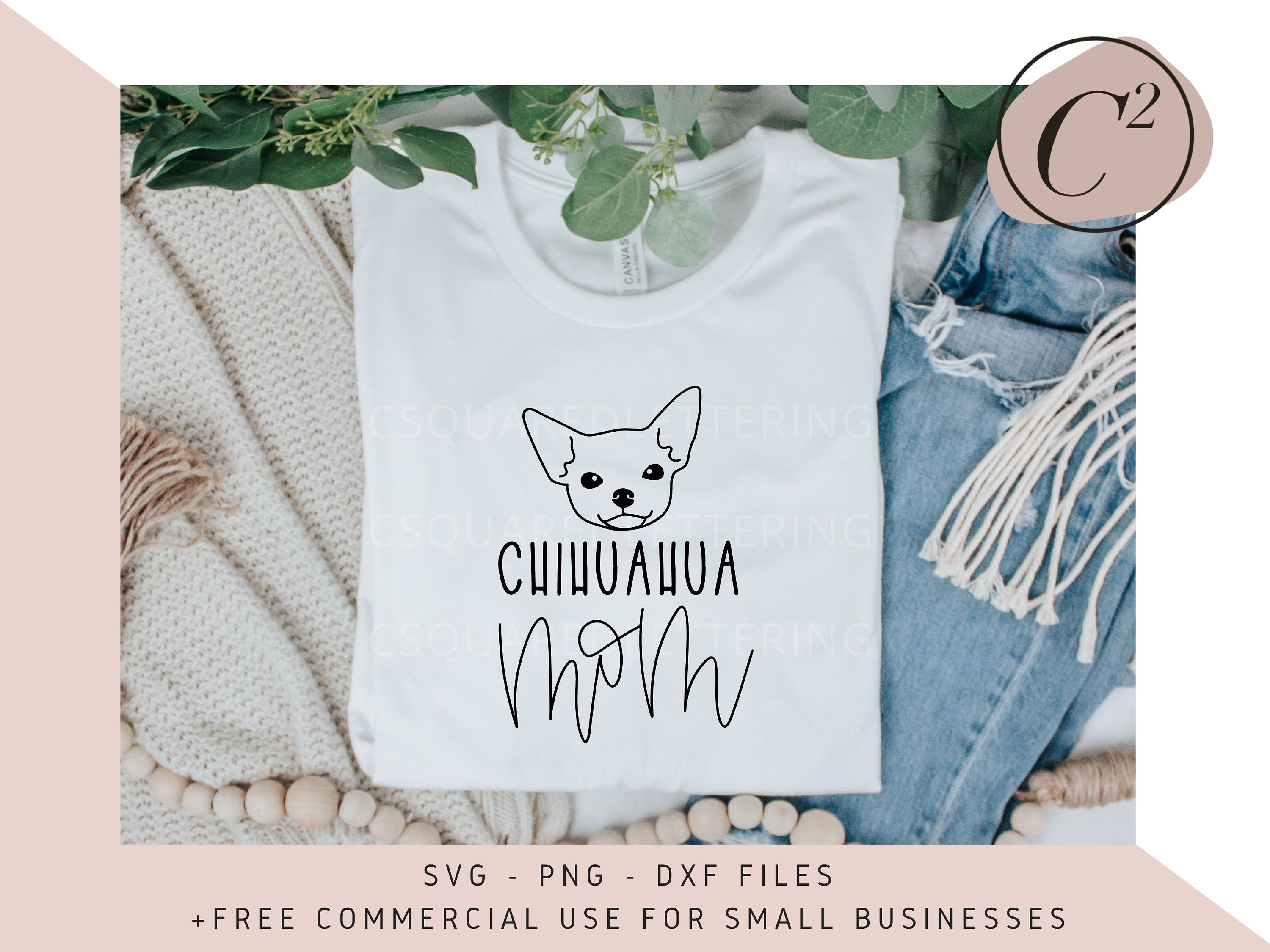 Chihuahua Mom SVG Dog Mom SVG Chihuahua Svg Hand Lettered - Etsy