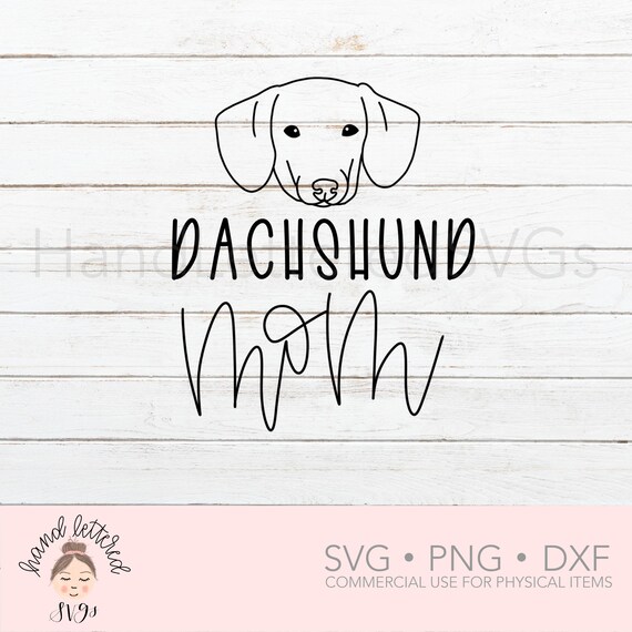 Download Dachshund mamá SVG perro mamá SVG Dachshund svg a mano con | Etsy