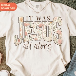 Christian Floral PNG Bundle, Bible Verse Shirt Graphics (Digital Download) image 7