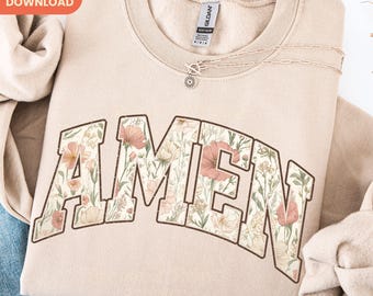 Amen PNG, Christian designs for shirts, Bible Verse shirt graphic, digital download