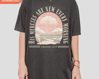 Christelijk T-shirt, png-bestand, sublimatieontwerp bijbeltekst (digitale download)