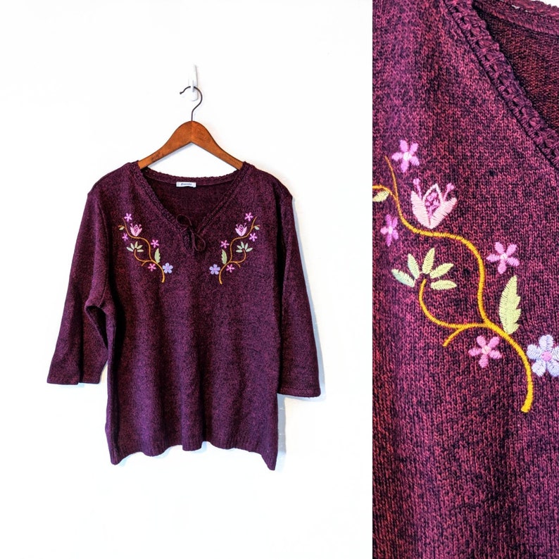 deep purple jumper