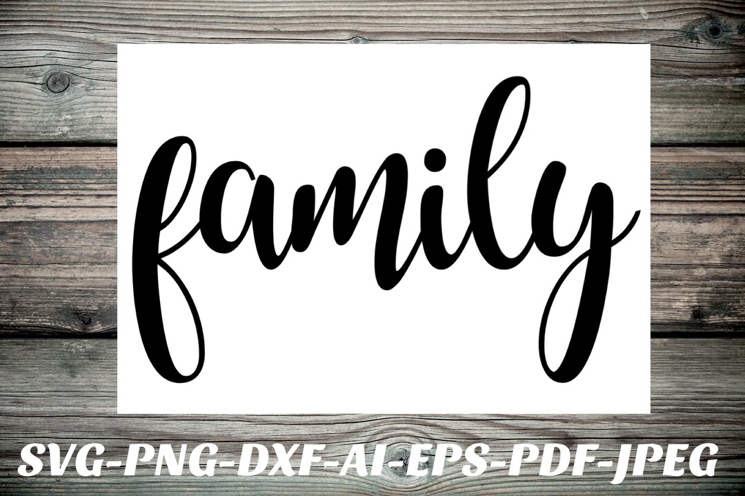 Family Sign Making SVG Png Cut File Bundle for Cricut Cameo Silhouette ...