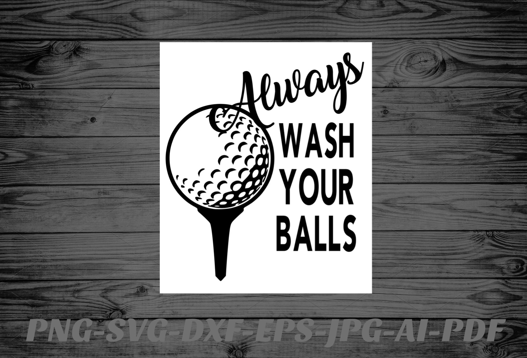 Golf Svg Always Wash Your Balls PNG File Bundle for Cricut - Etsy Australia