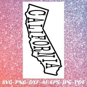 California SVG file CA Png fichier Cricut Cameo Silhouette vinyle décalque, sublimation, encre infusible, vinyle de transfert de chaleur, fer sur, décalcomanies de voiture htv