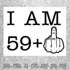 60th birthday svg 60 years old Png file Cricut Cameo silhouette sublimation, heat transfer vinyl, vinyl decal, iron on, infusible ink, htv