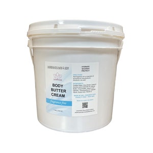 Gallon Unscented  Body Butter Cream / Fragrance Free / Resell / Sensitive Skin