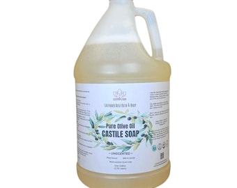Unscented Pure Olive Oil Liquid Castile Soap