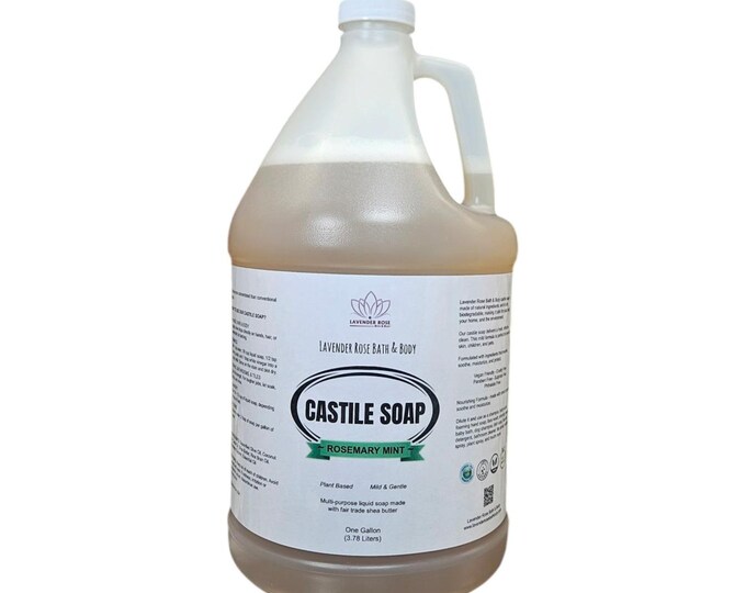 Rosemary Mint Pure Castile Liquid Soap