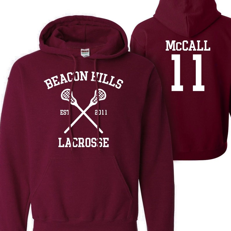 Herrenmode Beacon Hills Lacrosse Hoodie Teen Wolf Stilinski Lahey ...