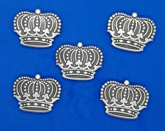 Kings Crown Concho / Conchos  1 1/2" x 1 1/8" Five Count